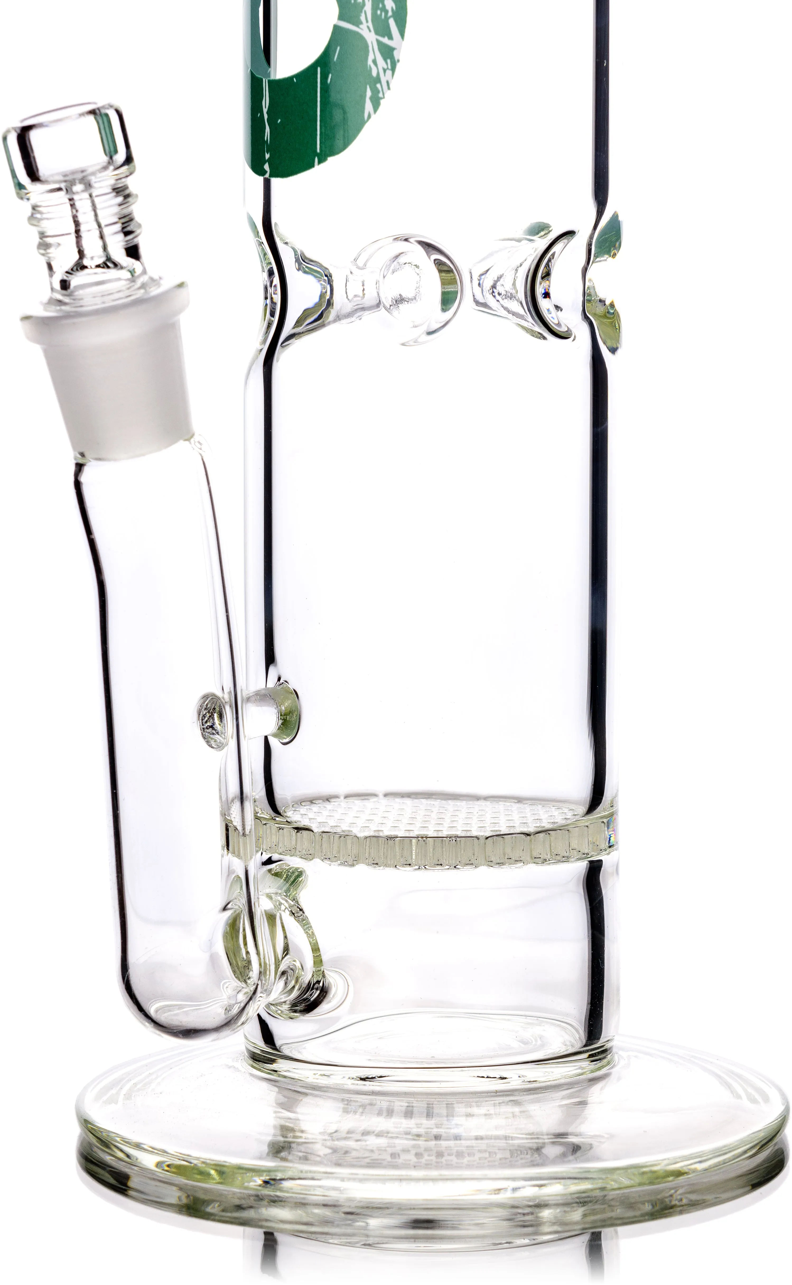 12 Straight Tube Bong w/ Honeycomb Perc, by Biohazard