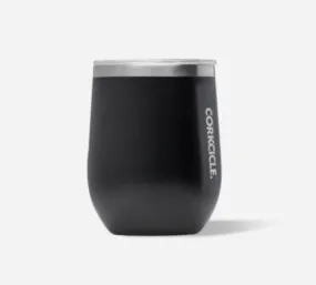 12oz Stemless in Matte Black Corkcicle