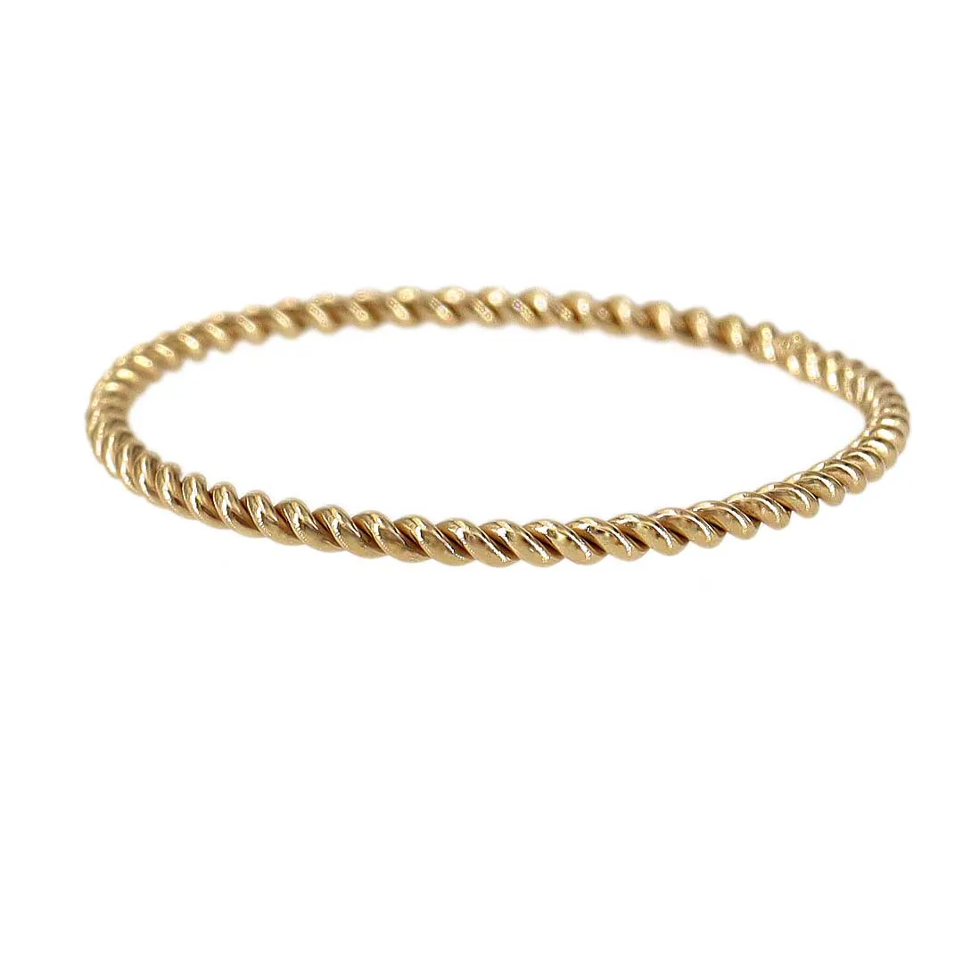 14k Gold Filled Twist Ring