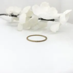 14k Gold Filled Twist Ring