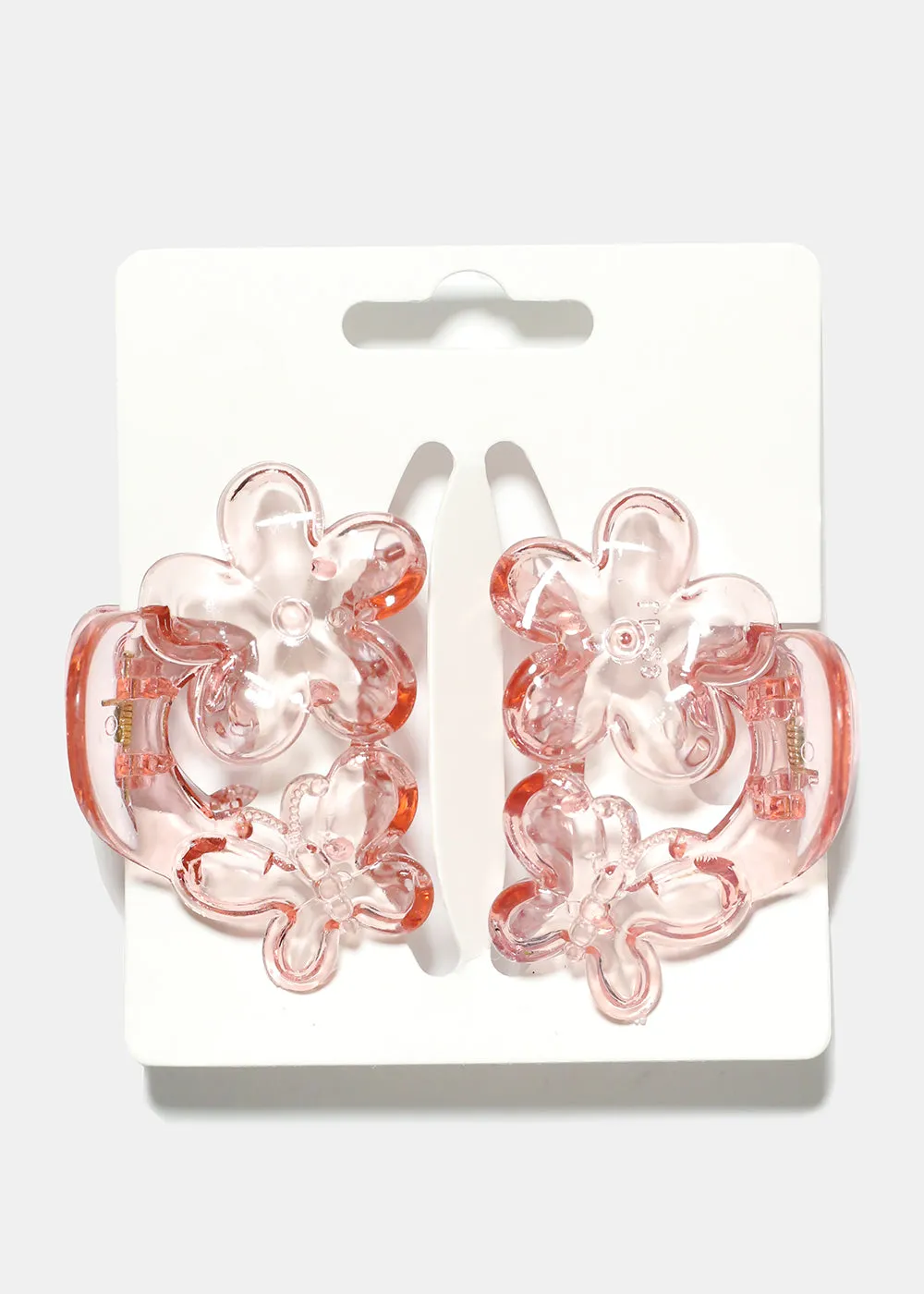 2 Piece Butterfly & Flower Hair Clips