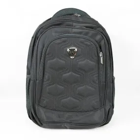 3D Embossed Textured  17'' Backpack Laptop Bag