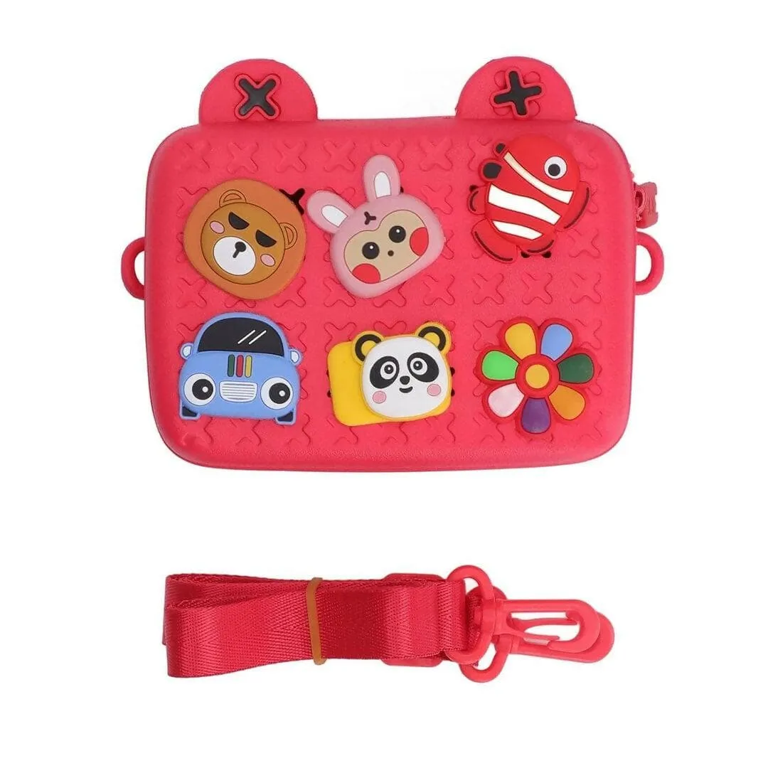 A Stylish Silicone Sling Bag For cute Girls (Multicolour)