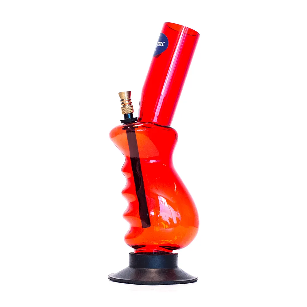 Acrylic Gripper Bong - Red