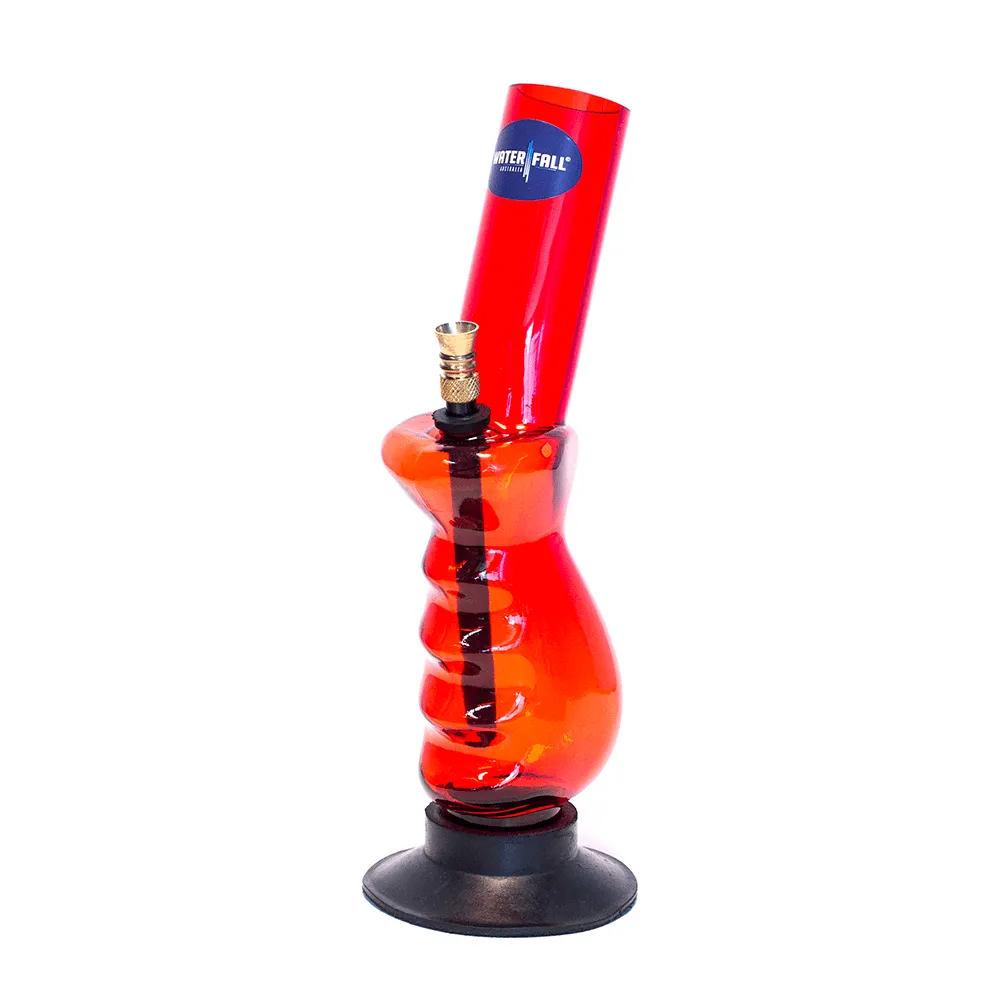 Acrylic Gripper Bong - Red