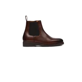 Aldo - Kid's Burnished Brown Calf Leather Chelsea Boot (5-12 Years Old)