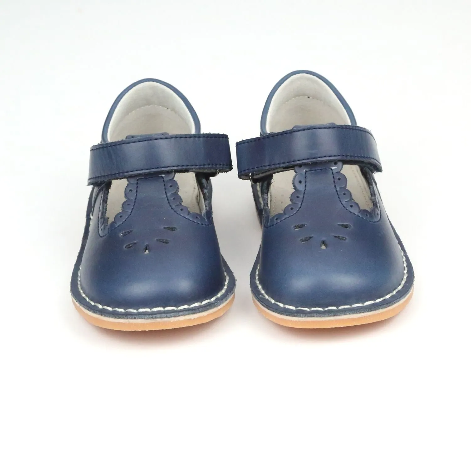 Angie Toddler Girls Vintage Inspired Scalloped T-Strap Mary Janes