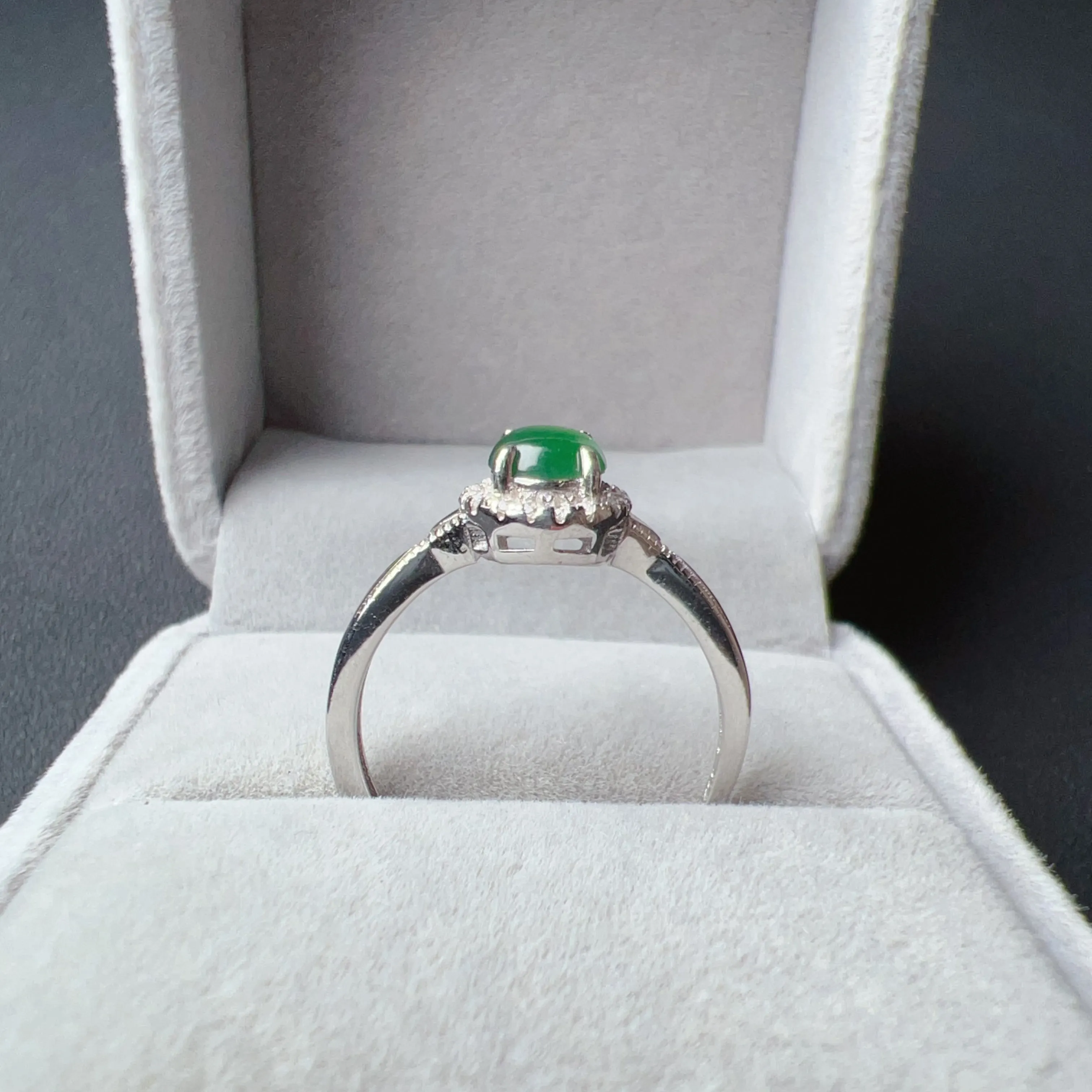 Best Royal Green Natural Jadeite RIng Handmade with 925 Sterling Silver | One of a Kind Fashion Jewelry