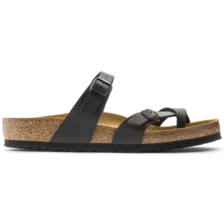 Birkenstock Women's Mayari Birko-Flor (Black - Wide Fit)