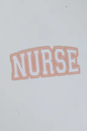 Blush Nurse Sticker