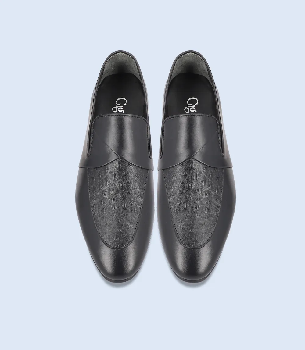 BM5182-BLACK-Men Formal Slip-on's