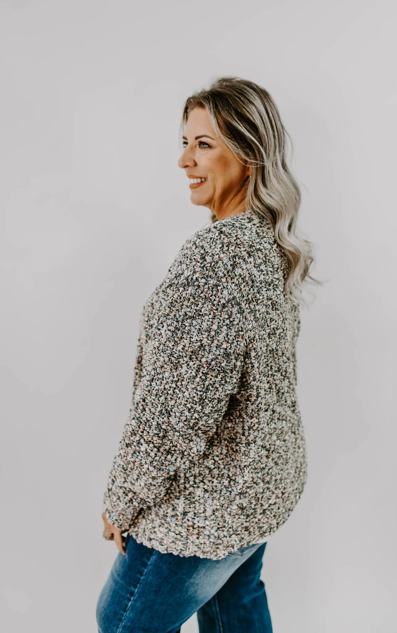 Bring The Cocoa Curvy Cardigan