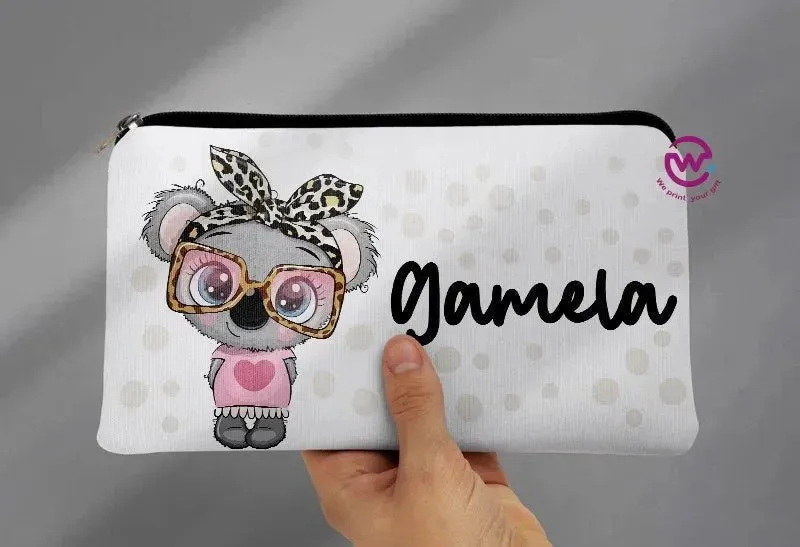 Canvas - Pencil Case -Cute owl