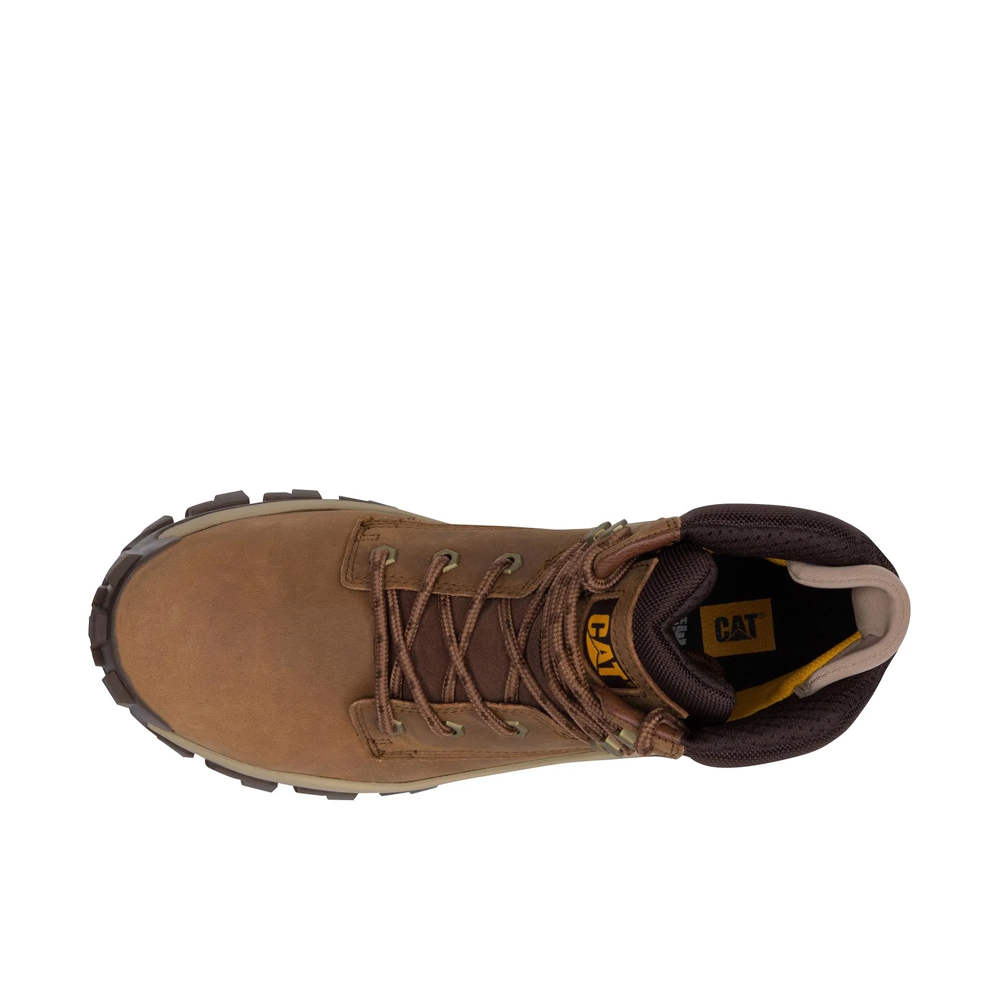 Caterpillar Invader Hi Steel Toe Coffee Bean