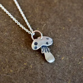 Chloeography - Necklace - Magic Mushroom (Sterling Silver) #SHMNK-SS