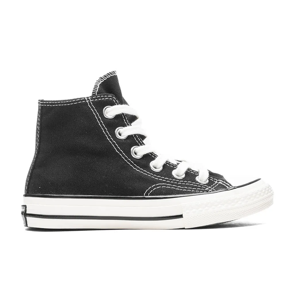 Chuck 70 Vintage Canvas (GS) - Black/Egret/Black