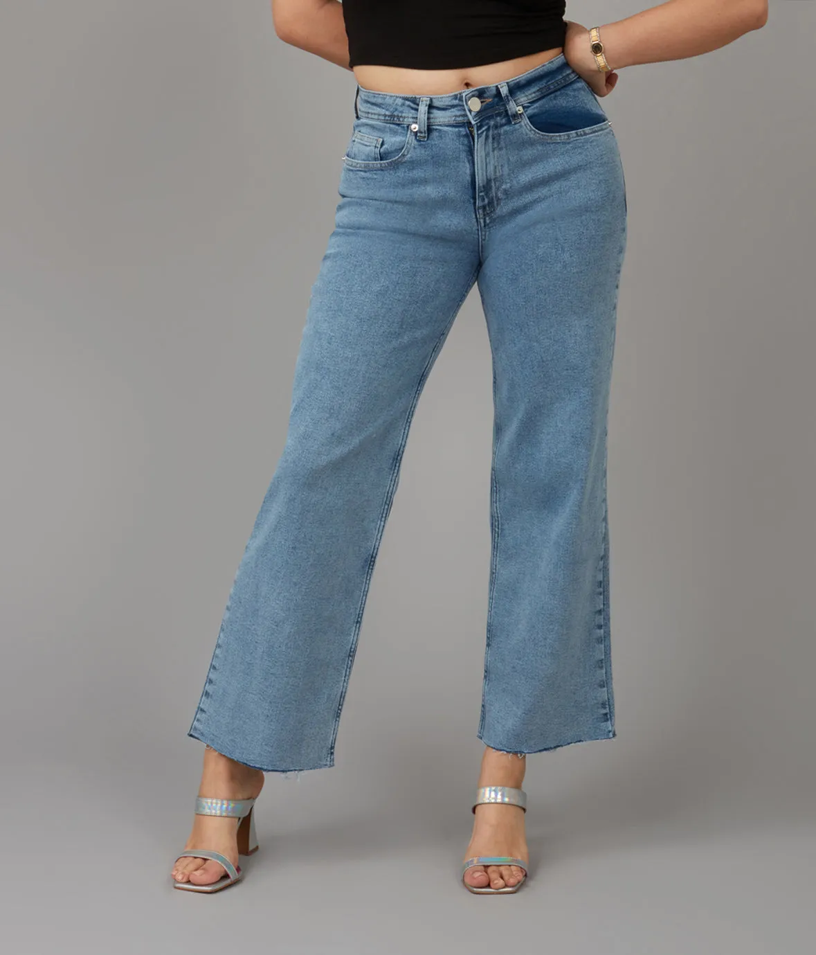 COLETTE-VIB High Rise Wide Leg Jeans