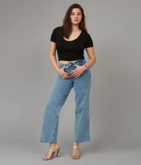 COLETTE-VIB High Rise Wide Leg Jeans