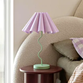 Cora Table Lamp - Lilac   Pastel Green