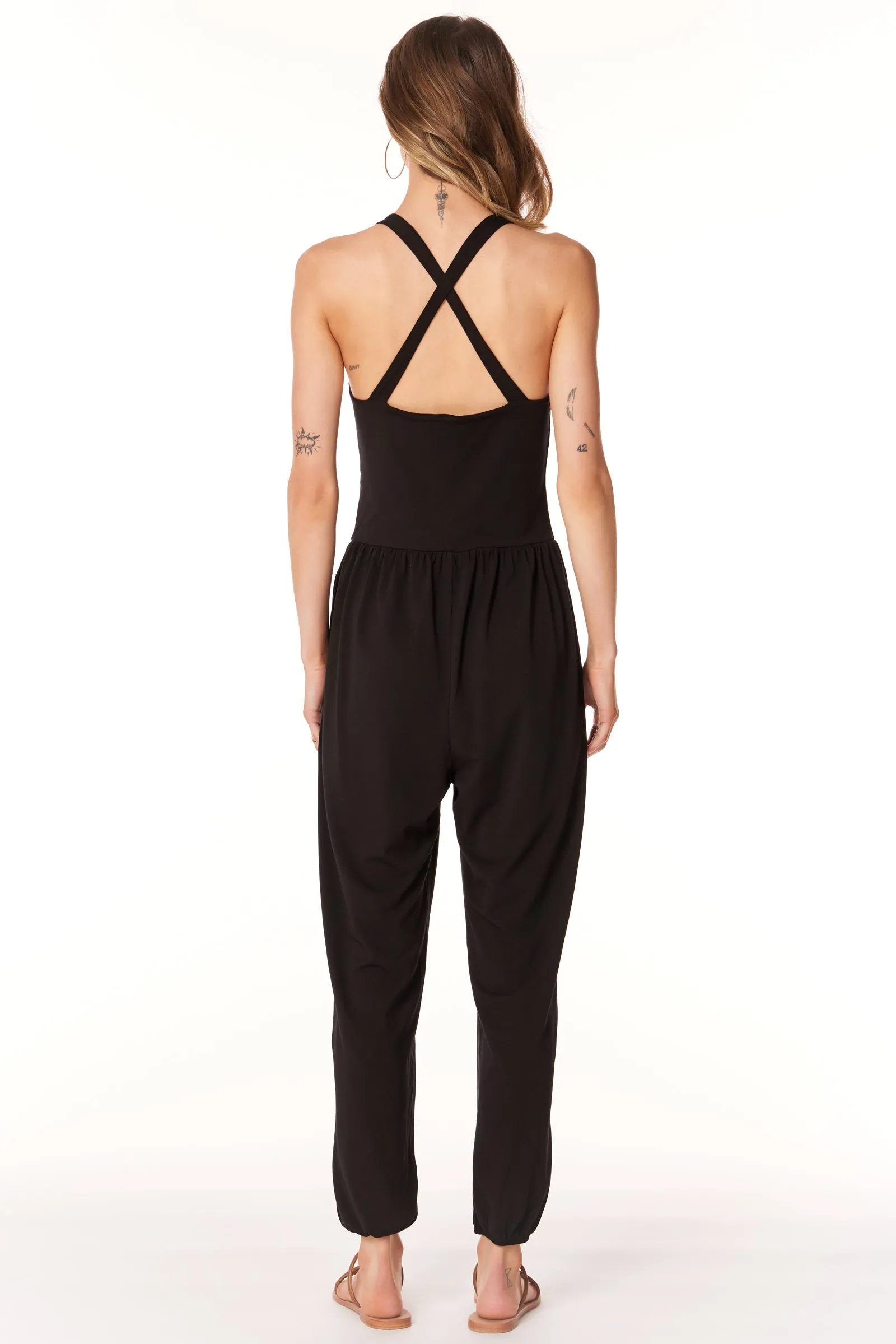 CROSS BACK JUMPSUIT