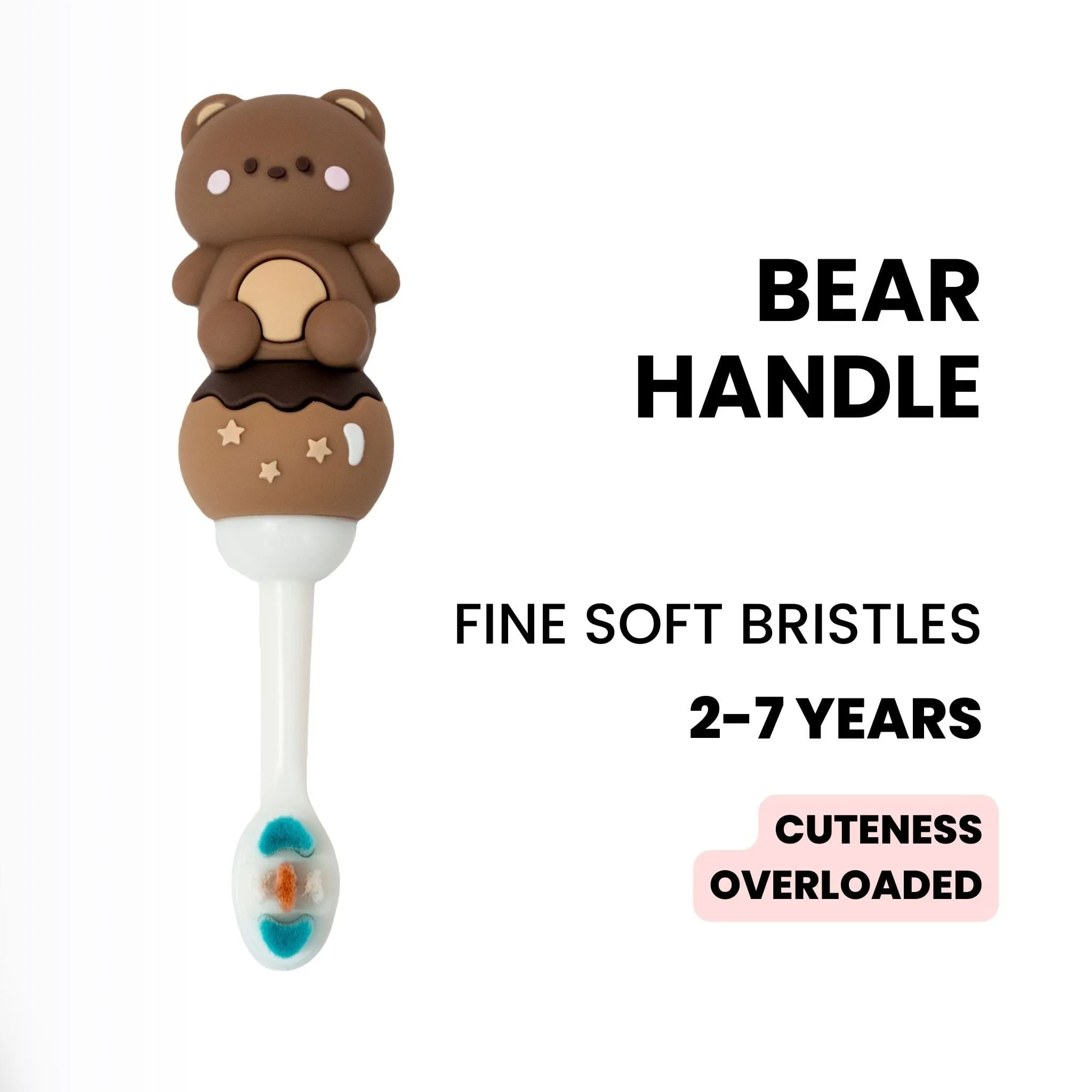 Cute Bear Handle Soft Kids Toothbrush