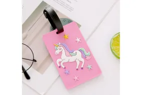 Cute Mythical Unicorn Theme Luggage Tag