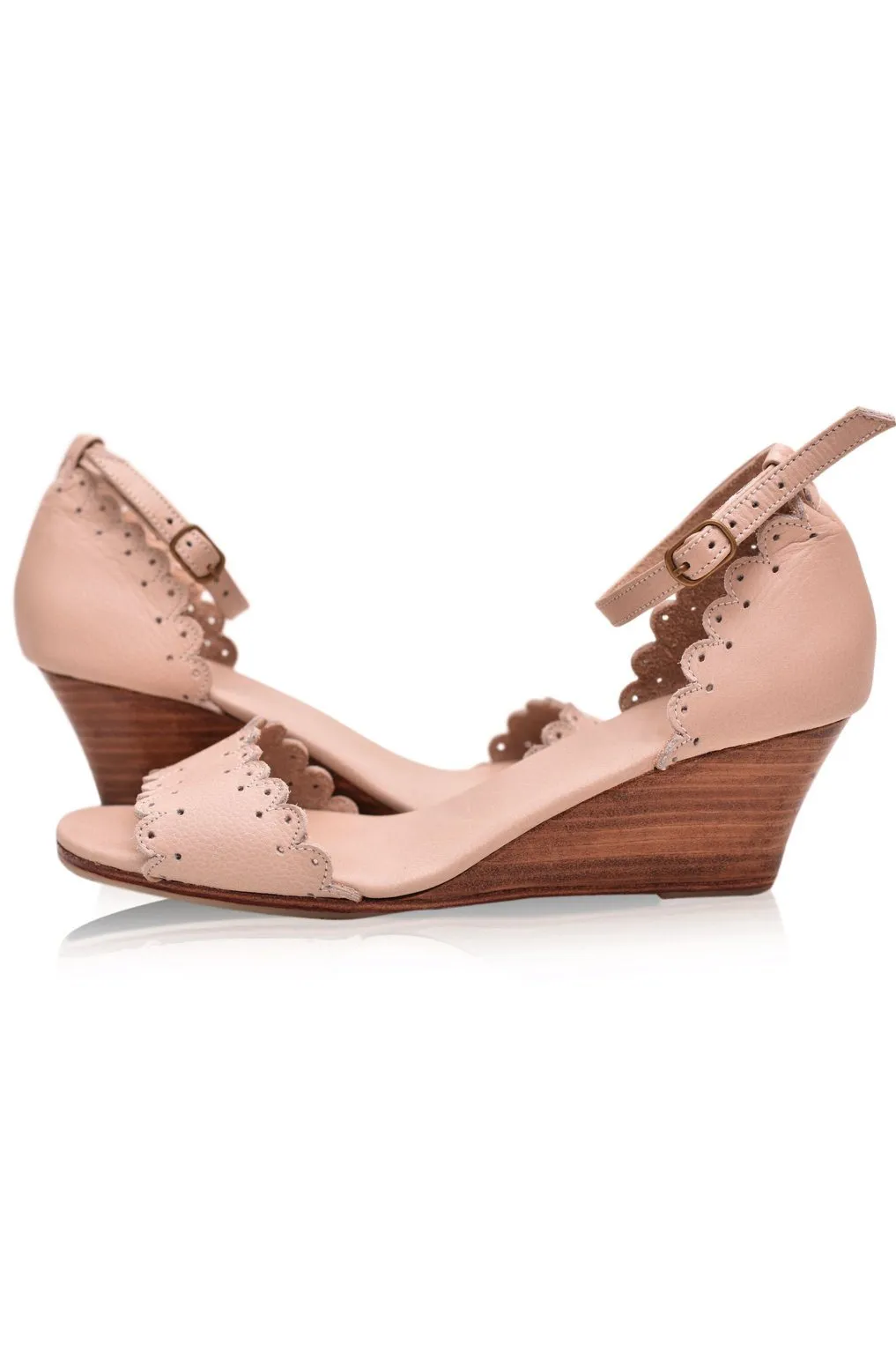 Dreamland Leather Wedges