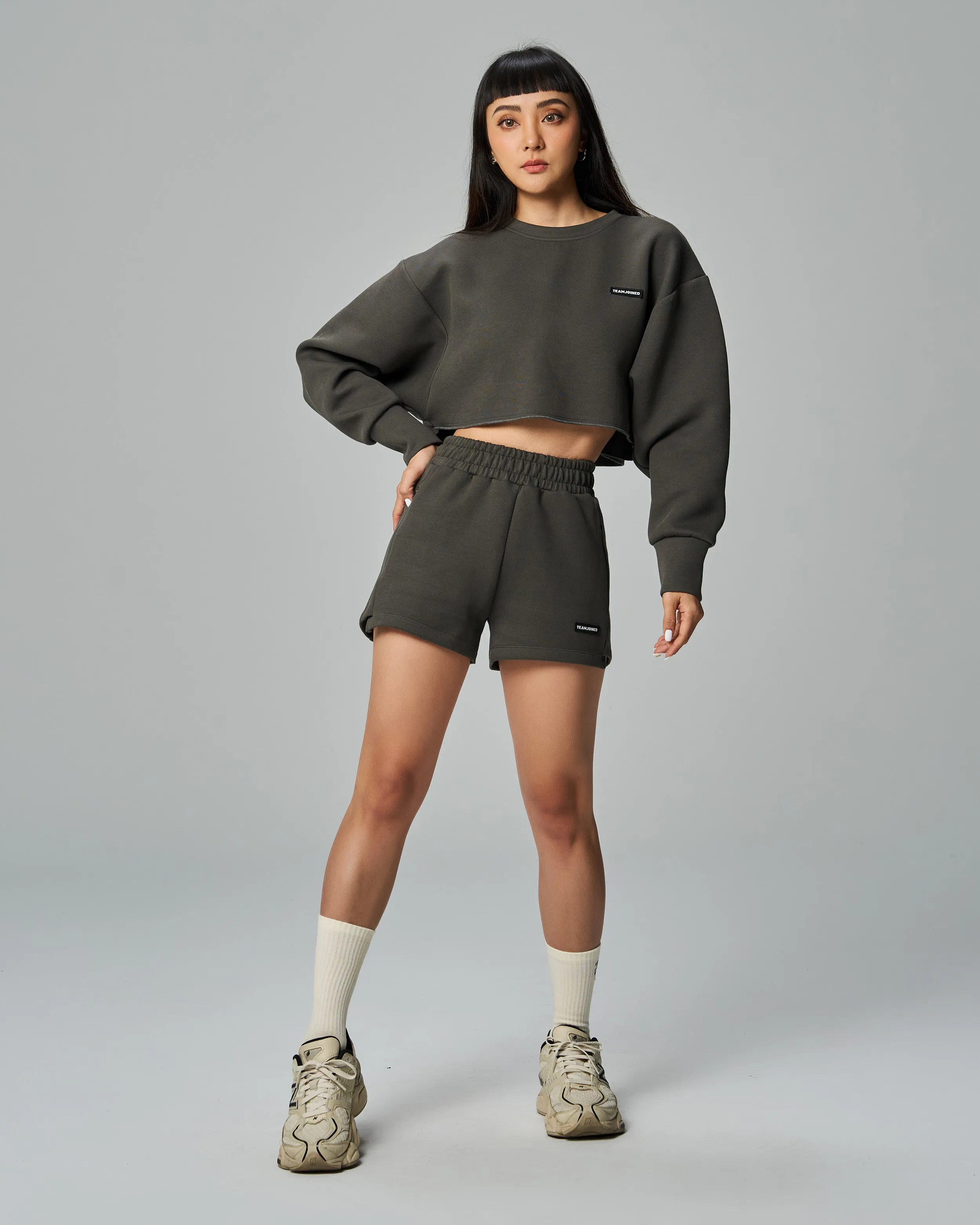 Everyday Label High-Waisted Shorts