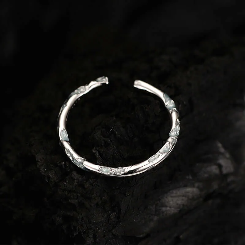 Fashionable Commuter Sterling Silver Plain Ring