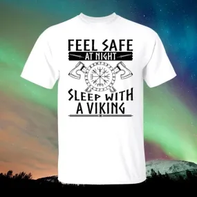 Feel Safe At Night White T-Shirt