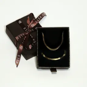 Flat Snake Giftset | Gold