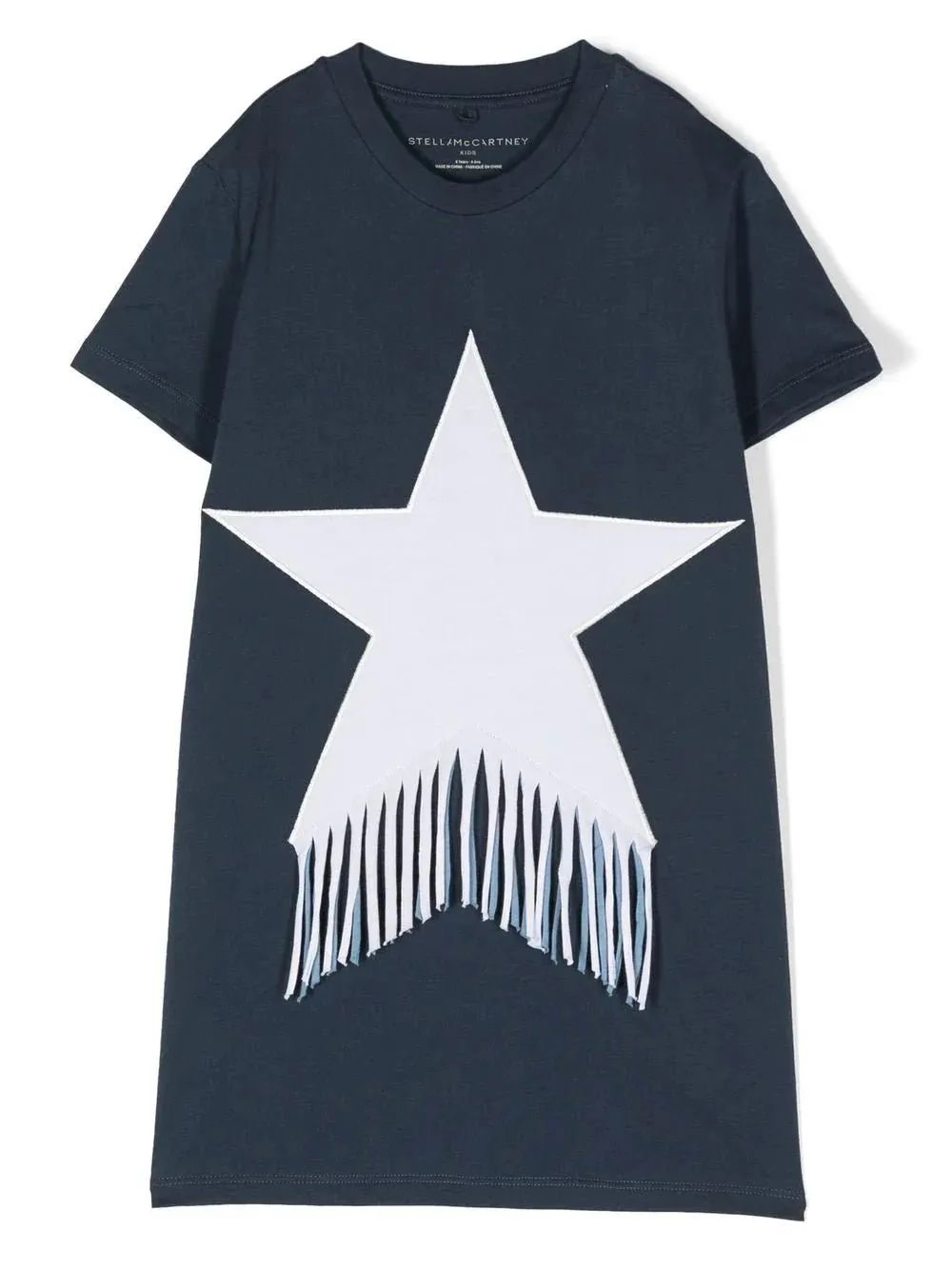 Fringed Star Sweatshirt Dress