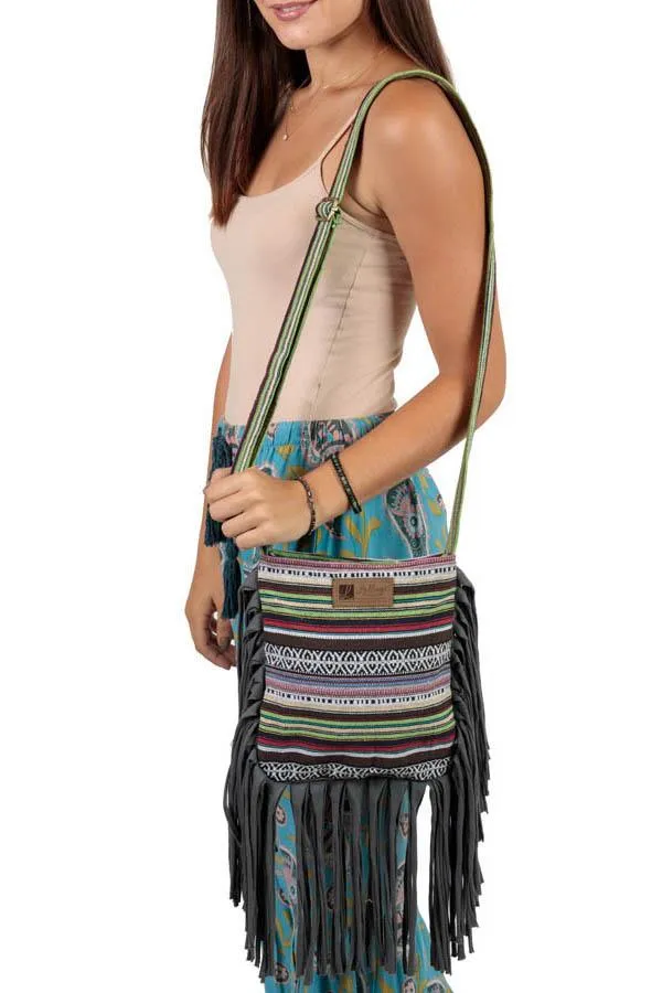 Funky Fringe Vintage Boho Crossbody Bag