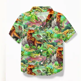 Gearhuman 3D Dinosaur Kid Hawaii Shirt