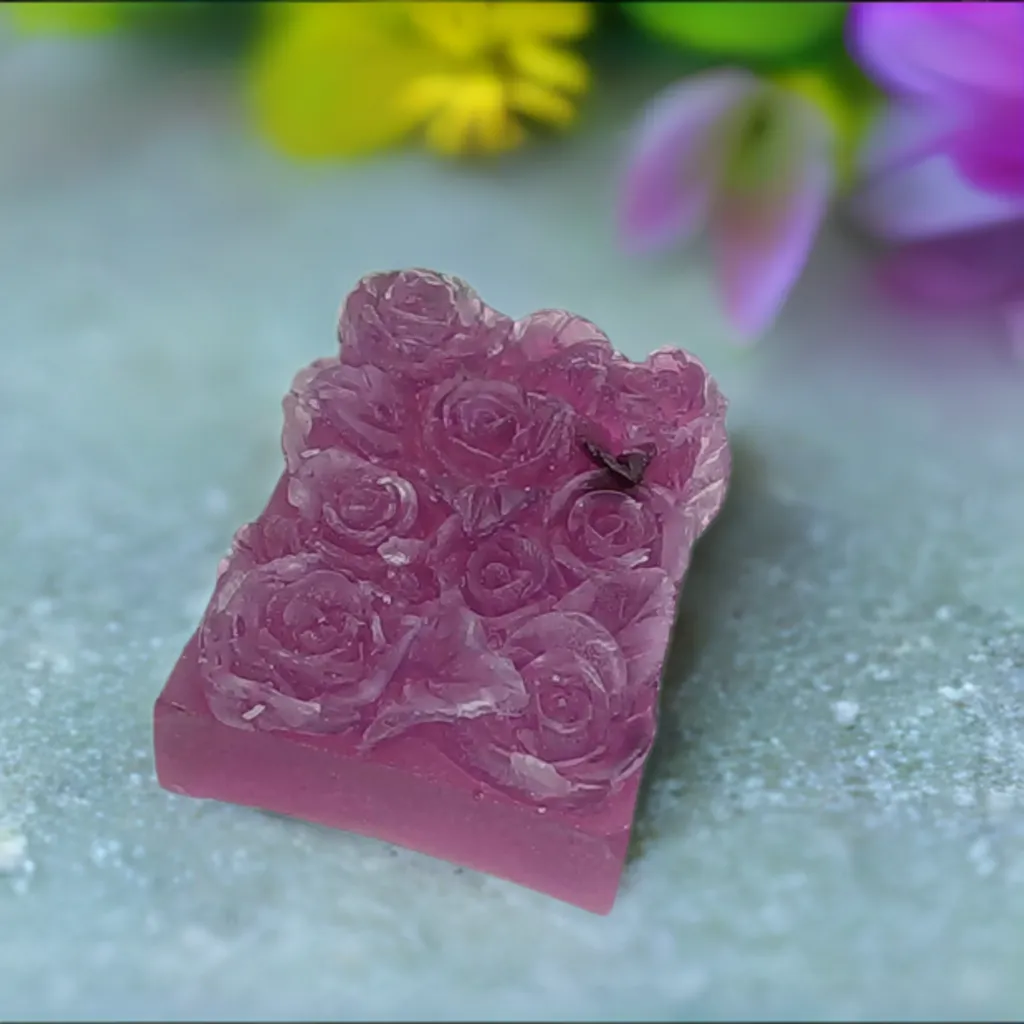 Geranium infused in Rose Glycerin Soap