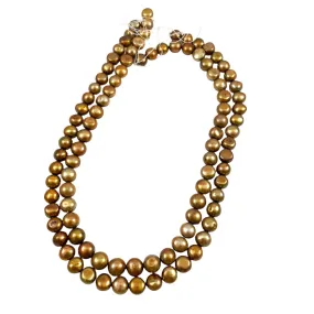 Gold Freshwater Pearl Beads