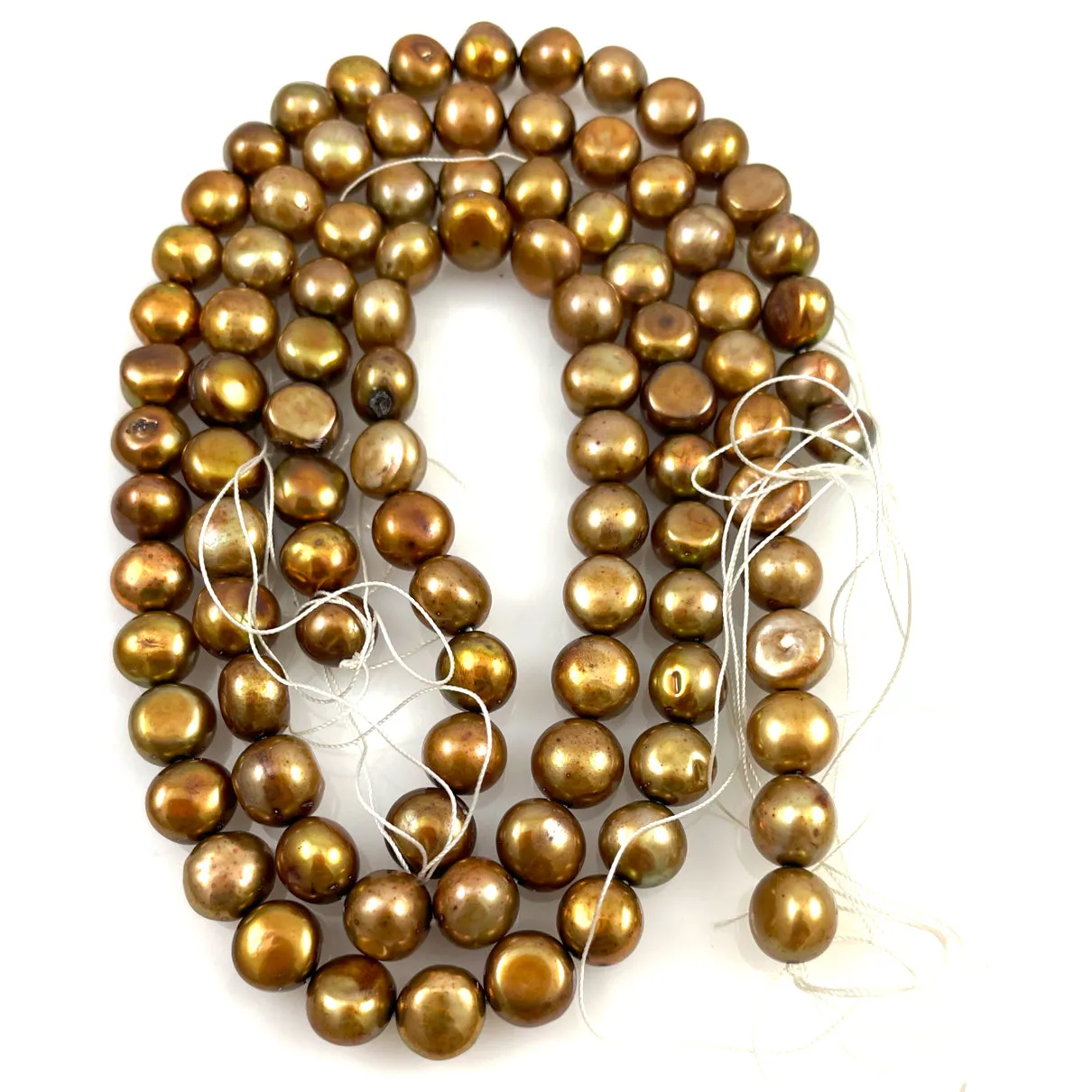 Gold Freshwater Pearl Beads