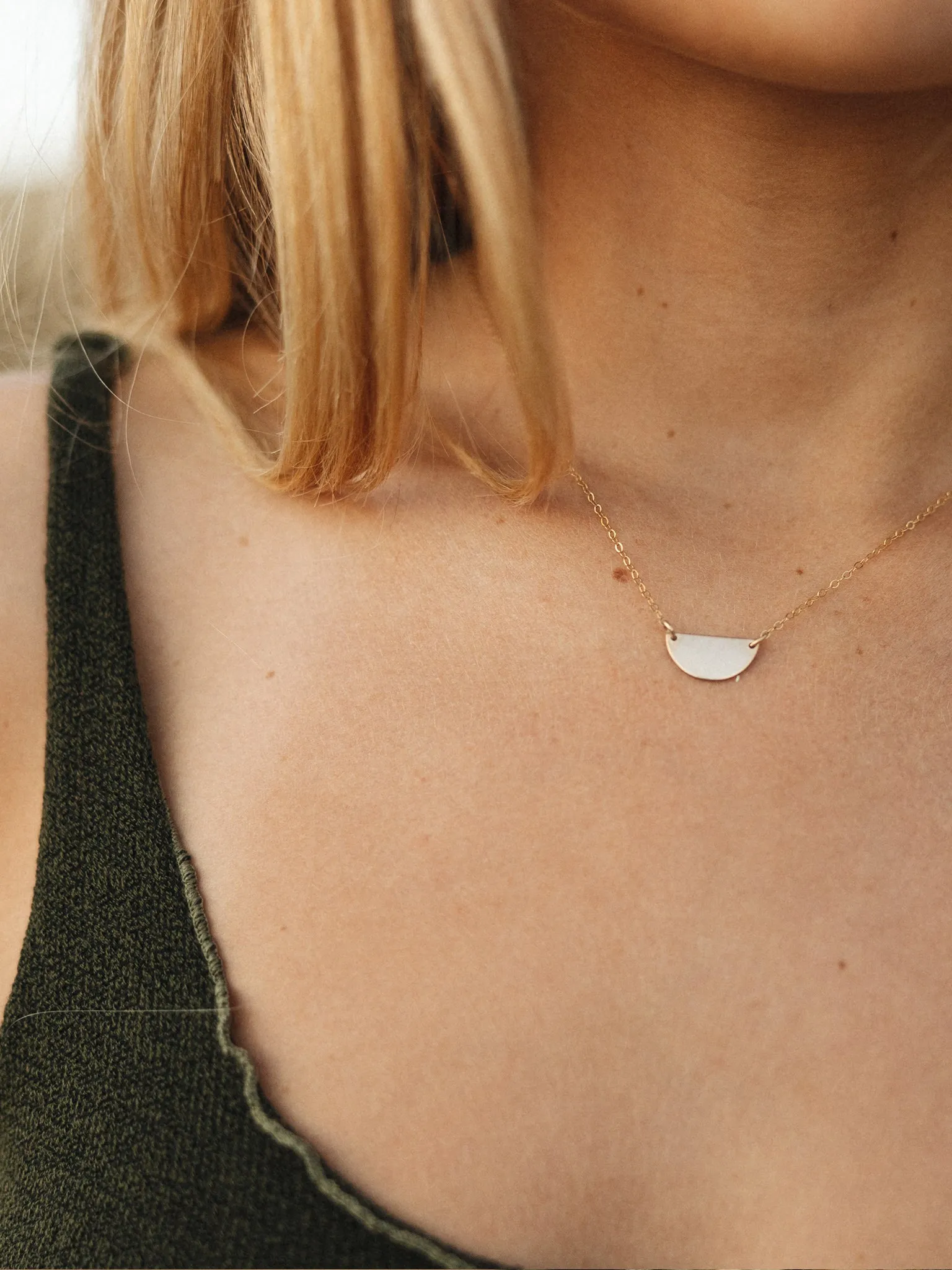 Half Moon Necklace