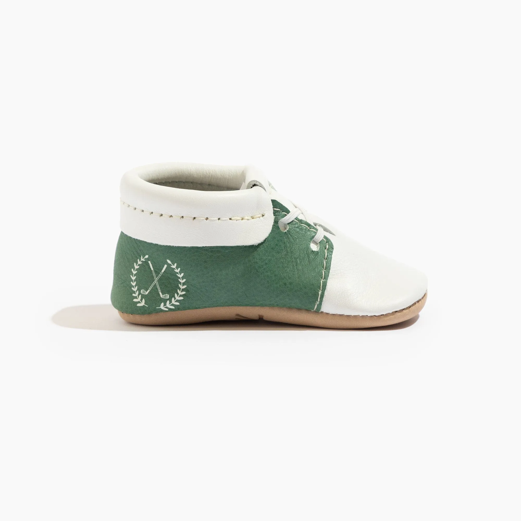 Hole-in-One Oxford Baby Shoe