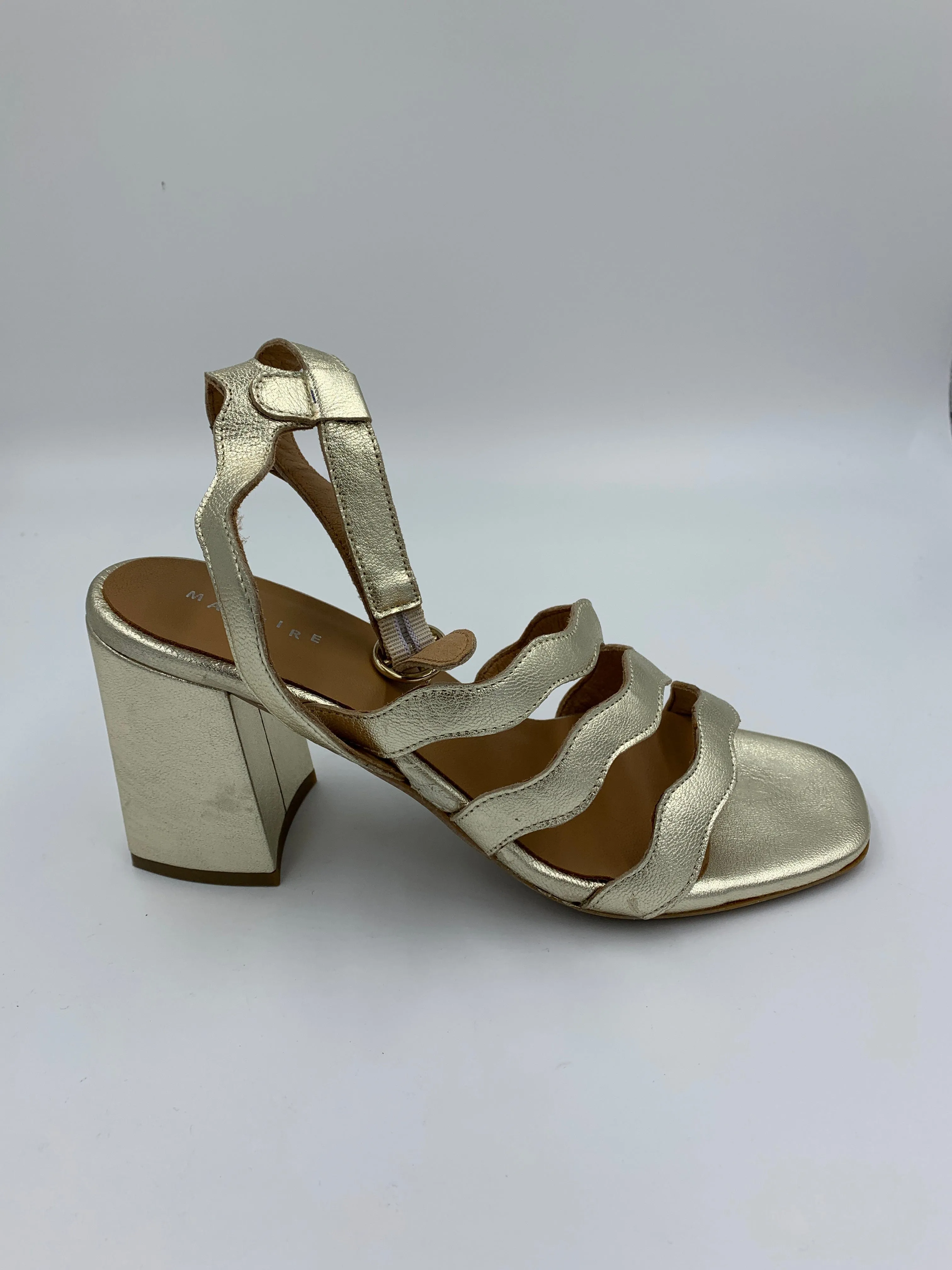 Imperfect Rimini Gold Heel