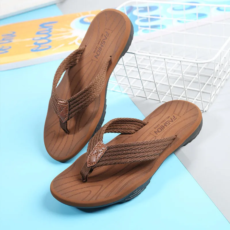 INSTOCK-Men's EVA flip-flops for outdoor sandals rubber sole