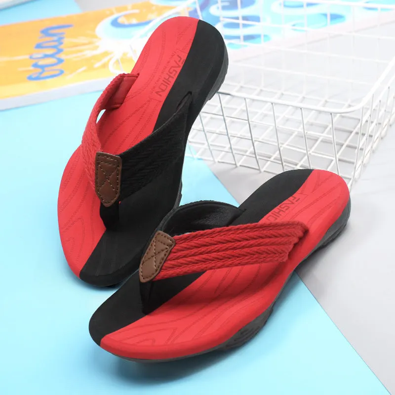 INSTOCK-Men's EVA flip-flops for outdoor sandals rubber sole