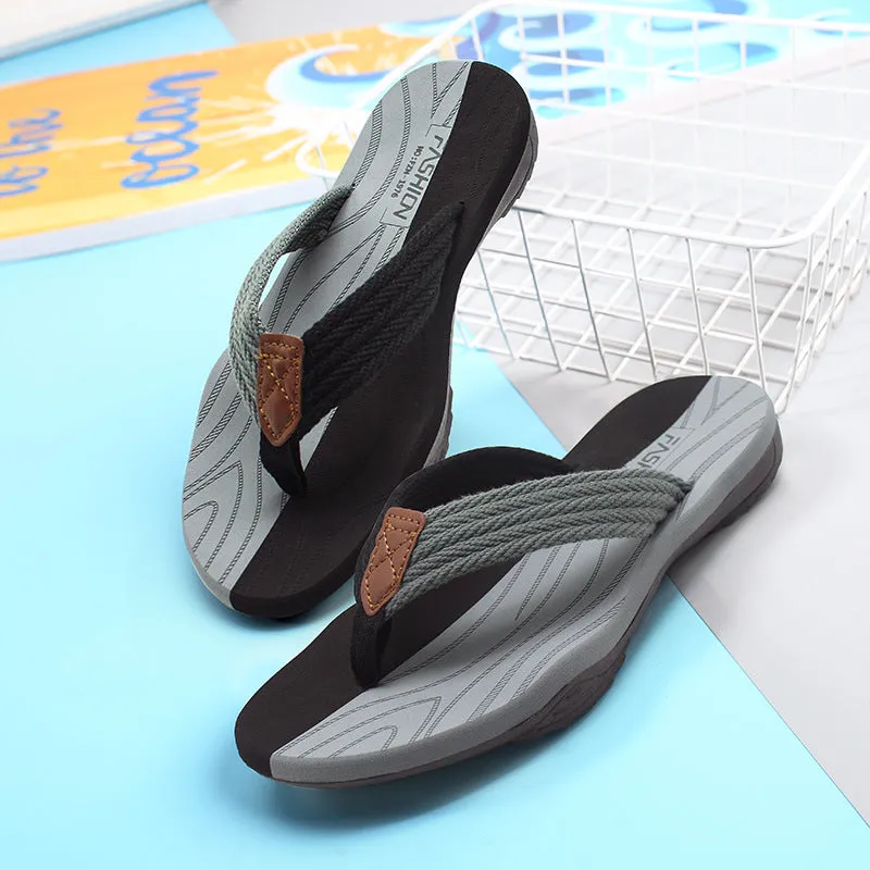 INSTOCK-Men's EVA flip-flops for outdoor sandals rubber sole