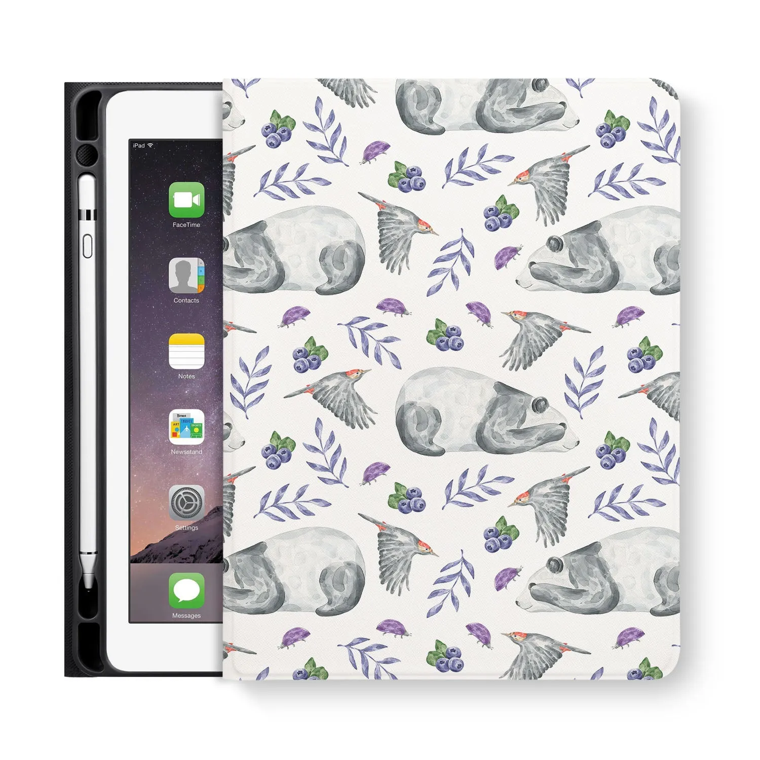 iPad Folio Case - Cute Animal 2