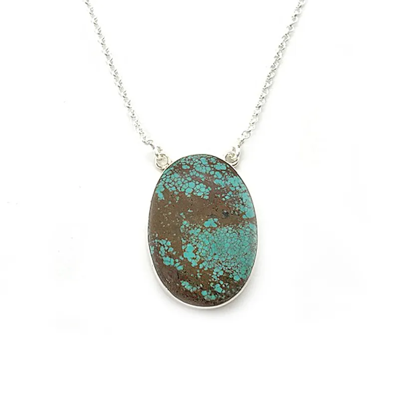 Kang Turquoise Gemstone Necklace Pendant