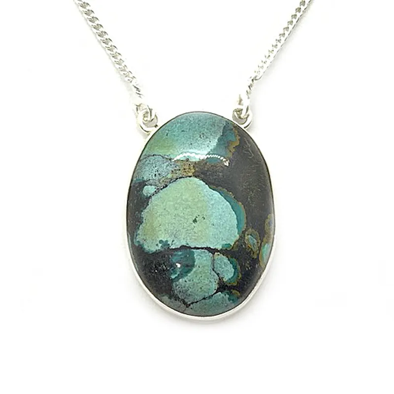 Kang Turquoise Gemstone Necklace Pendant