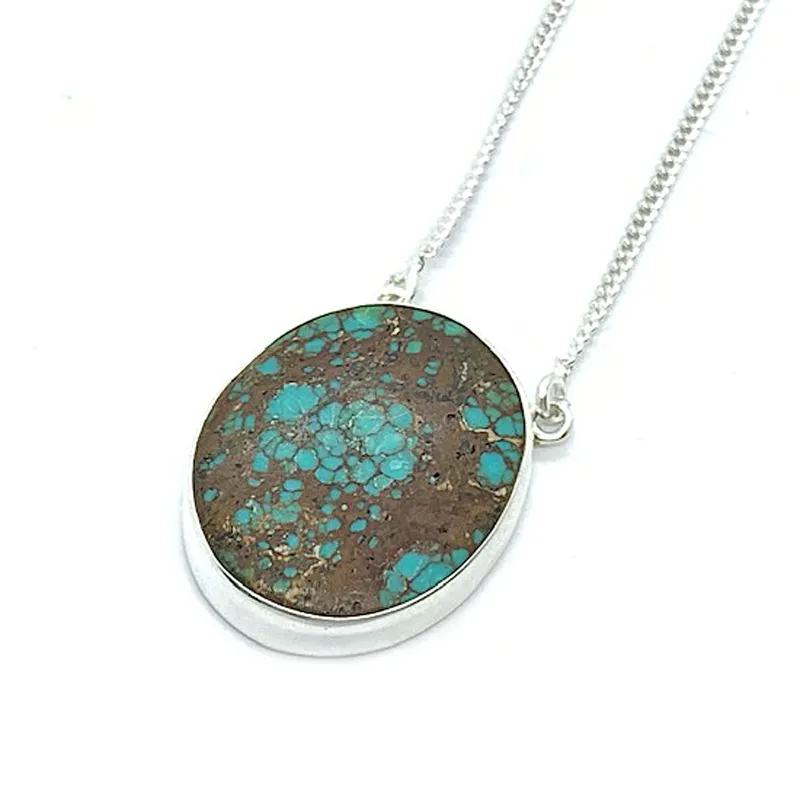 Kang Turquoise Gemstone Necklace Pendant