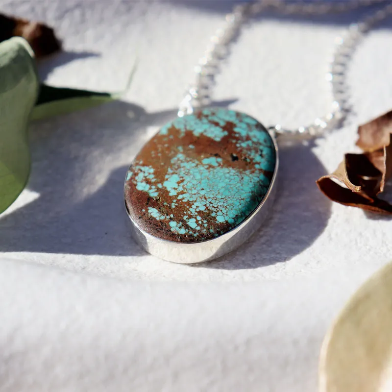 Kang Turquoise Gemstone Necklace Pendant