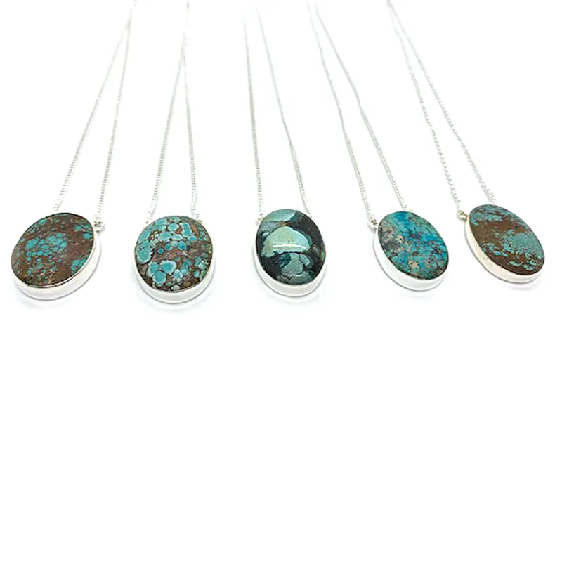 Kang Turquoise Gemstone Necklace Pendant