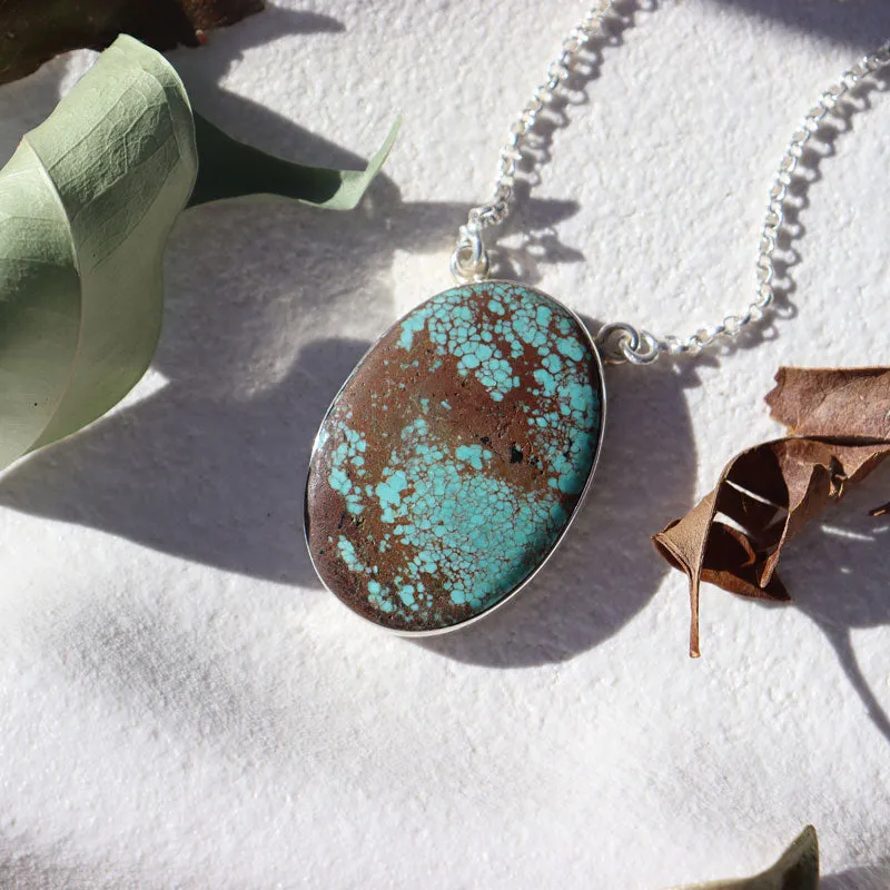 Kang Turquoise Gemstone Necklace Pendant